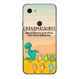 Personalized Grandmasaurus And Kids Phone Case AUG-MD05