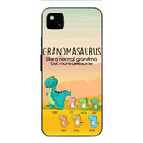 Personalized Grandmasaurus And Kids Phone Case AUG-MD05