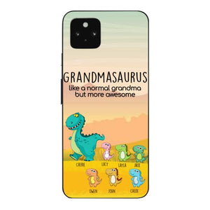 Personalized Grandmasaurus And Kids Phone Case AUG-MD05