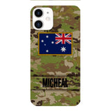 Personalized Australian Soldier Phone Case OCT-HQ07