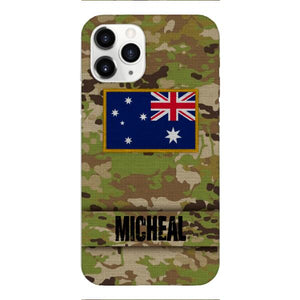 Personalized Australian Soldier Phone Case OCT-HQ07