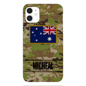 Personalized Australian Soldier Phone Case OCT-HQ07