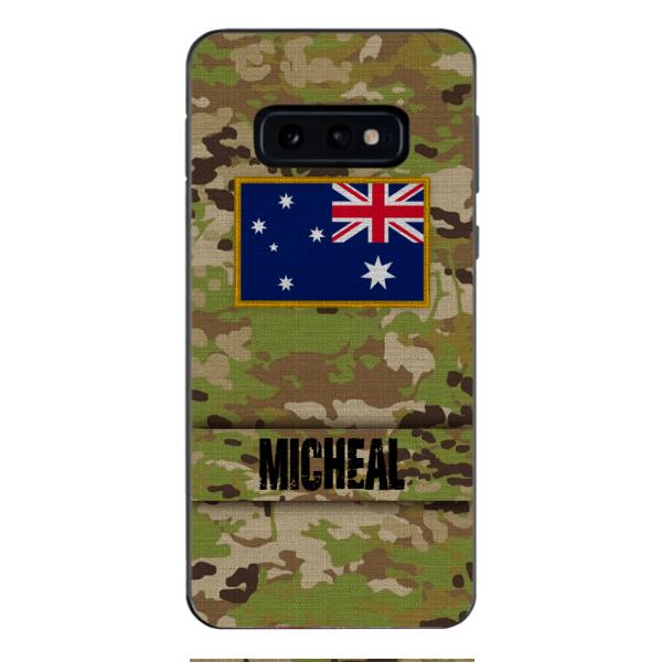 Personalized Australian Soldier Phone Case OCT-HQ07