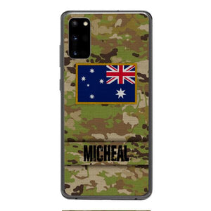 Personalized Australian Soldier Phone Case OCT-HQ07