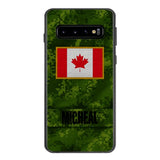 Personalized Canadian Soldier Phone Case OCT-HQ07