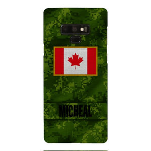 Personalized Canadian Soldier Phone Case OCT-HQ07