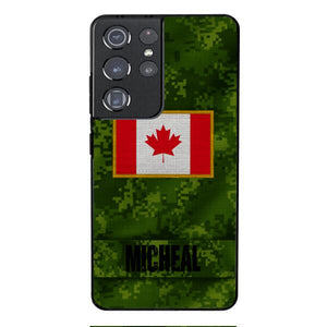 Personalized Canadian Soldier Phone Case OCT-HQ07