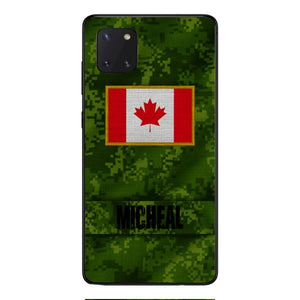 Personalized Canadian Soldier Phone Case OCT-HQ07