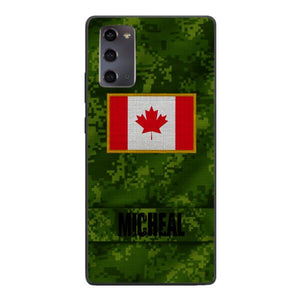 Personalized Canadian Soldier Phone Case OCT-HQ07