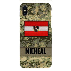 Personalized Austrian Soldier Phone Case OCT-LN07