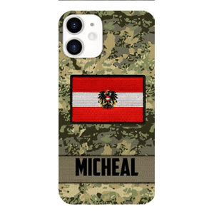 Personalized Austrian Soldier Phone Case OCT-LN07