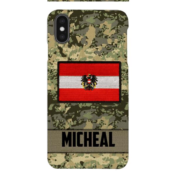 Personalized Austrian Soldier Phone Case OCT-LN07