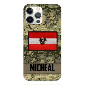 Personalized Austrian Soldier Phone Case OCT-LN07