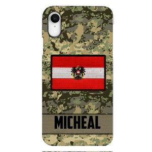 Personalized Austrian Soldier Phone Case OCT-LN07