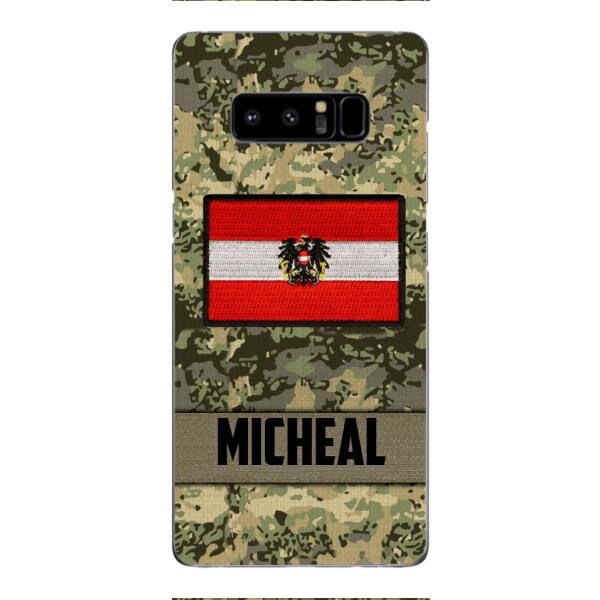 Personalized Austrian Soldier Phone Case OCT-LN07