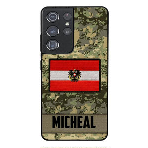 Personalized Austrian Soldier Phone Case OCT-LN07