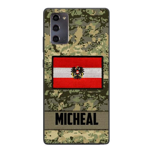 Personalized Austrian Soldier Phone Case OCT-LN07