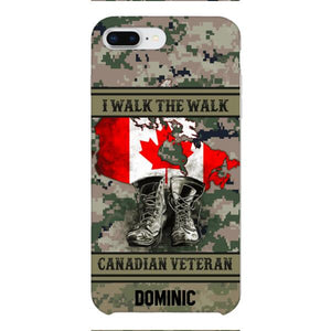 Personalized Canadian Veteran Phone Case OCT-DT09