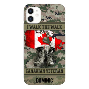 Personalized Canadian Veteran Phone Case OCT-DT09