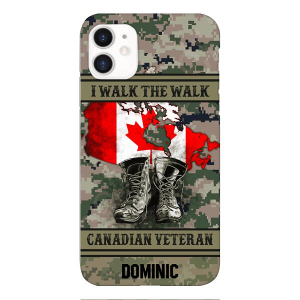 Personalized Canadian Veteran Phone Case OCT-DT09