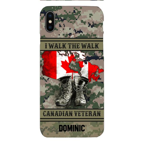 Personalized Canadian Veteran Phone Case OCT-DT09