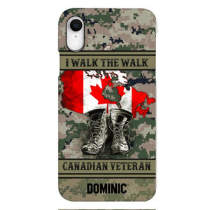 Personalized Canadian Veteran Phone Case OCT-DT09