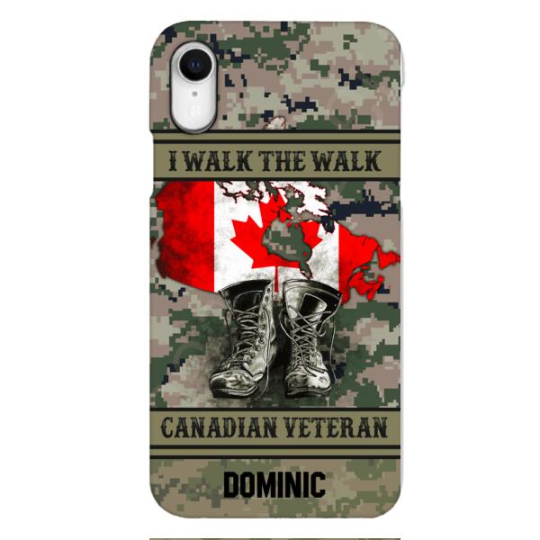 Personalized Canadian Veteran Phone Case OCT-DT09