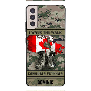 Personalized Canadian Veteran Phone Case OCT-DT09