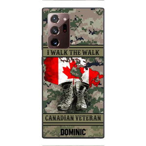 Personalized Canadian Veteran Phone Case OCT-DT09