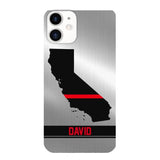 Personalized California Firefighter Phone Case OCT-MQ10