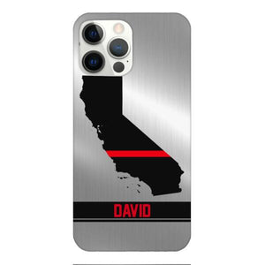 Personalized California Firefighter Phone Case OCT-MQ10