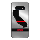 Personalized California Firefighter Phone Case OCT-MQ10