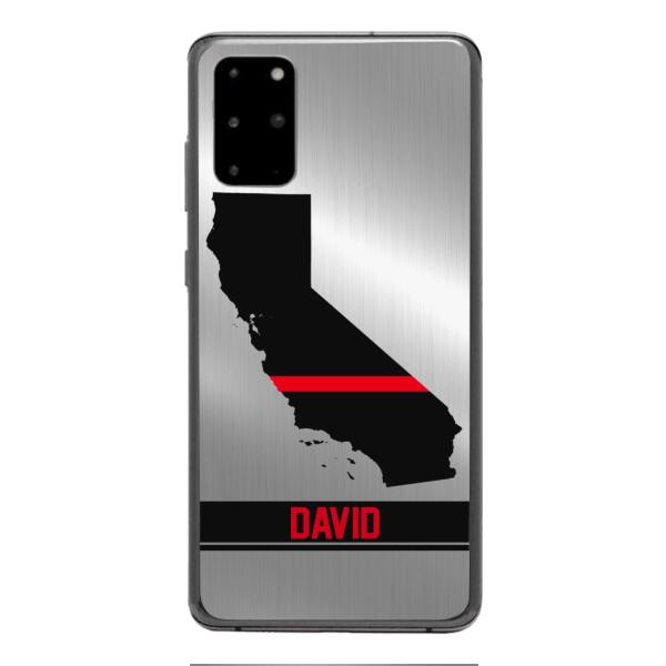 Personalized California Firefighter Phone Case OCT-MQ10