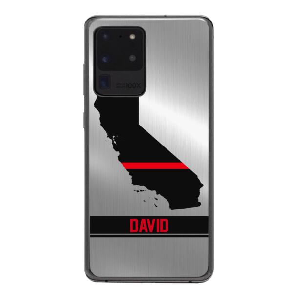 Personalized California Firefighter Phone Case OCT-MQ10