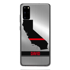 Personalized California Firefighter Phone Case OCT-MQ10