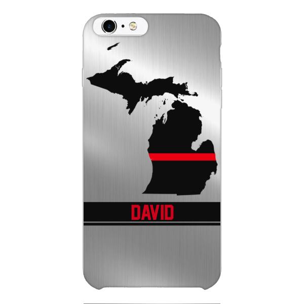 Personalized Michigan Firefighter Phone Case OCT-MQ10