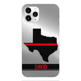 Personalized Texas Firefighter Phone Case OCT-MQ10