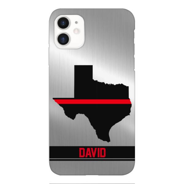 Personalized Texas Firefighter Phone Case OCT-MQ10