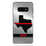 Personalized Texas Firefighter Phone Case OCT-MQ10