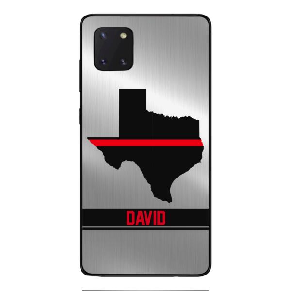 Personalized Texas Firefighter Phone Case OCT-MQ10