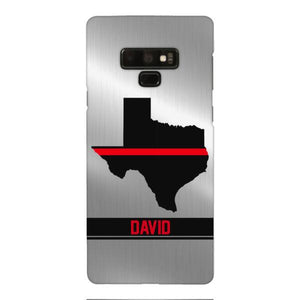 Personalized Texas Firefighter Phone Case OCT-MQ10