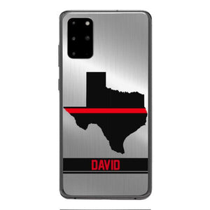 Personalized Texas Firefighter Phone Case OCT-MQ10