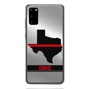 Personalized Texas Firefighter Phone Case OCT-MQ10