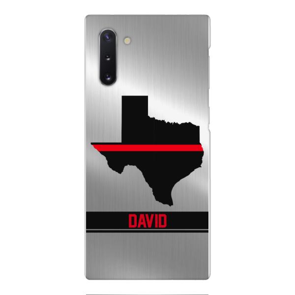 Personalized Texas Firefighter Phone Case OCT-MQ10