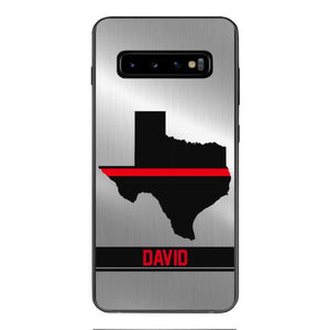 Personalized Texas Firefighter Phone Case OCT-MQ10