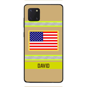 Personalized U.S Firefighter Phone Case OCT-QH10