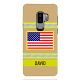 Personalized U.S Firefighter Phone Case OCT-QH10