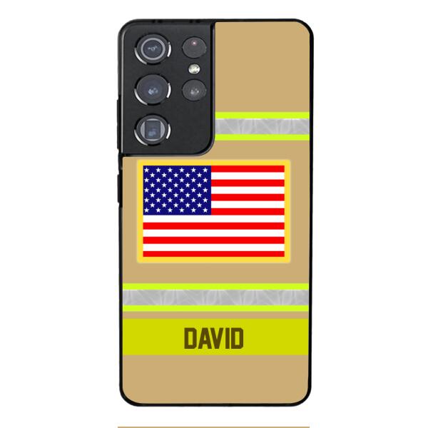 Personalized U.S Firefighter Phone Case OCT-QH10