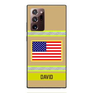 Personalized U.S Firefighter Phone Case OCT-QH10