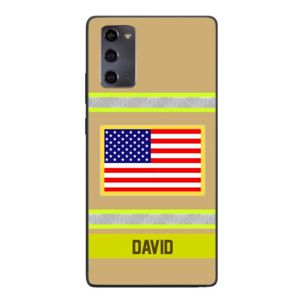 Personalized U.S Firefighter Phone Case OCT-QH10